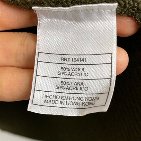 VTG Nike ACG Mens XL Wool Blend Full Zip Sweater Green Aztec Fair Isle - Picture 5 of 9